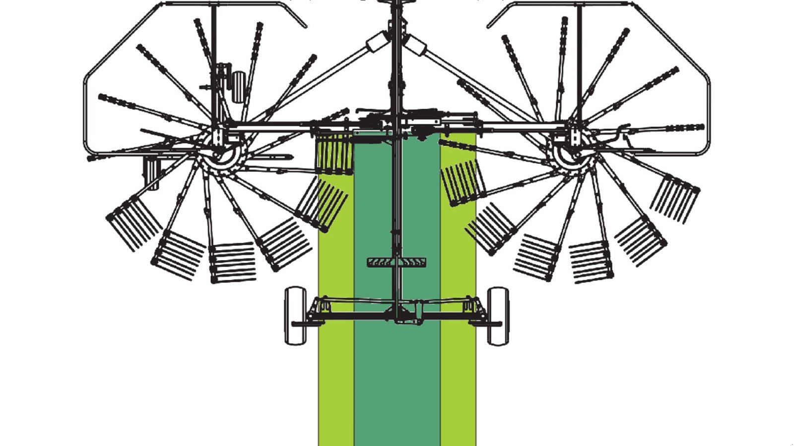 Schwader typu SIP STAR R 1000|30 TC H 2-rotors 10m rive, Gebrauchtmaschine v Tarm (Obrázek 7)